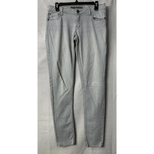 Level 99 Anthropologie Kasey‎ Skinny Womens Juniors Striped Jeans Size 27 EUC